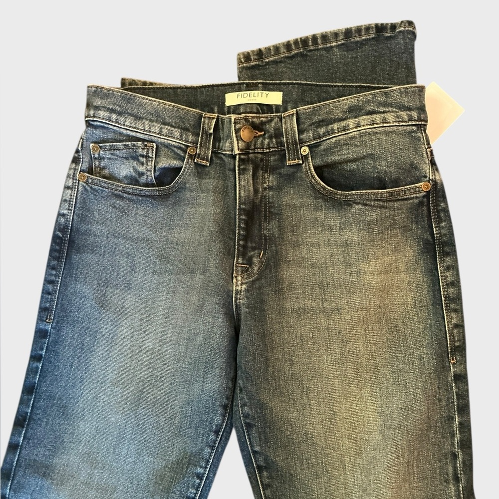 Fidelity Relaxed Straight Jeans 32x34 Made USA Premium Denim NWT